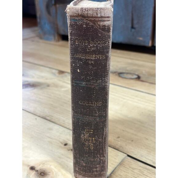 Antique Boys Book of Amusements by A. Frederick Collins 1929. Original Bookmark! - Picture 3 of 9